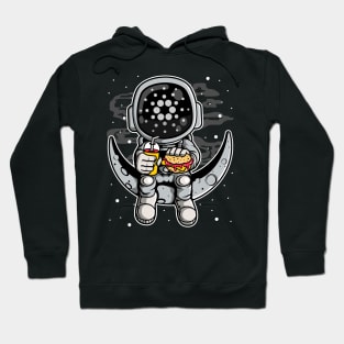 Astronaut Fastfood Cardano Crypto ADA Coin To The Moon Token Cryptocurrency Wallet Cardano HODL Birthday Gift For Men Women Kids Hoodie